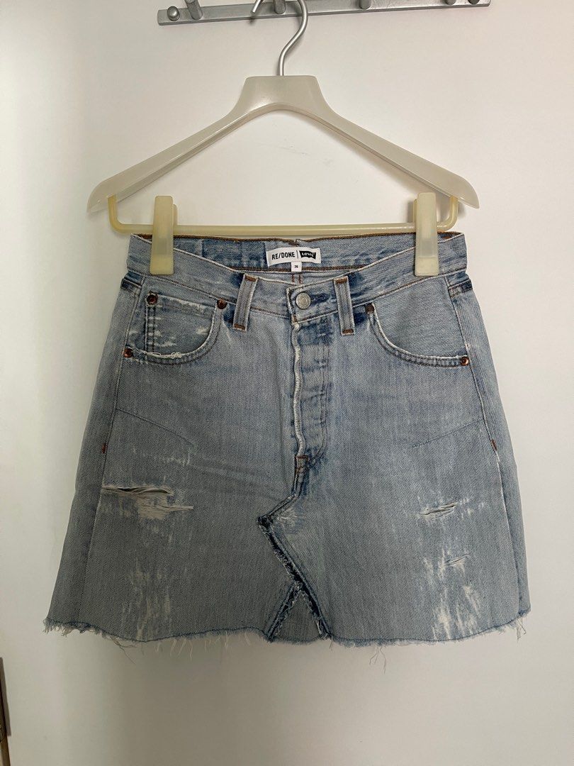 Levis redone denim skirt new arrivals