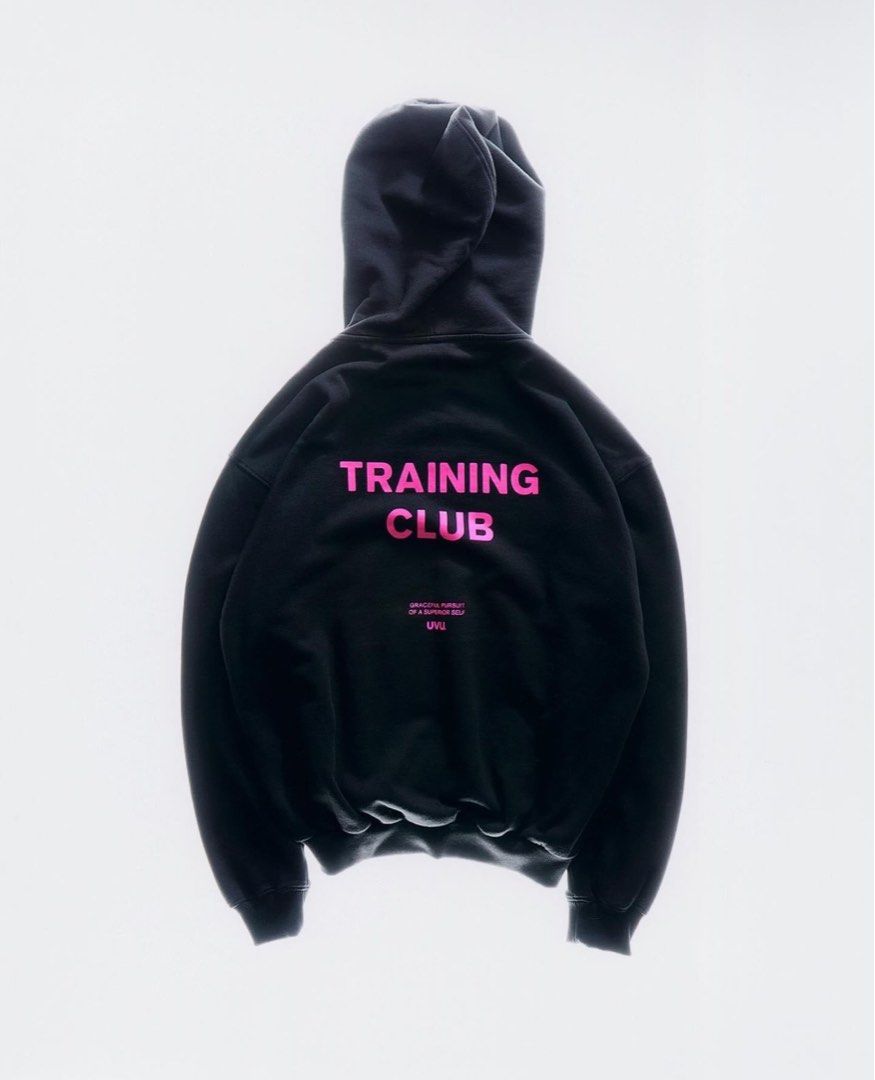 トップス UVU TRAINING CLUB Hoodie UVU Unisex Training Club Hoodie Pink NYC Graphic Size XS | eBay
