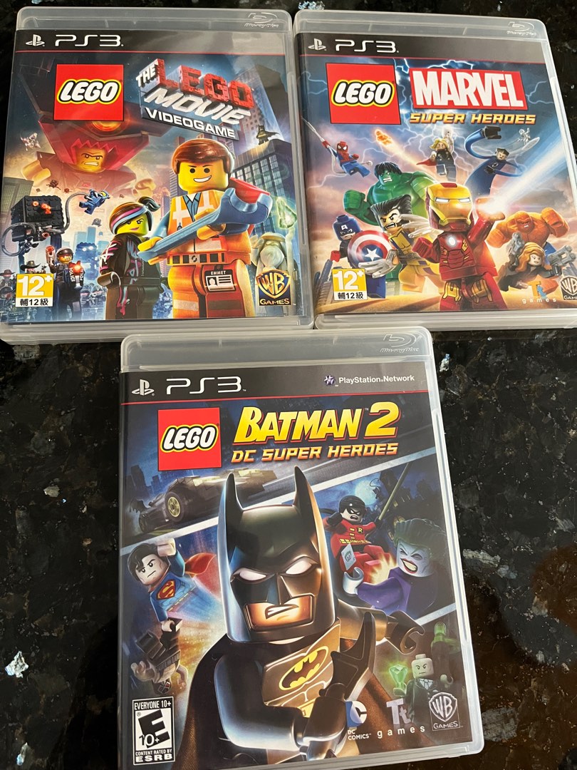 Very Good Condition PS3 Sony PlayStation LEGO Marvel Super Heroes Batman  Games Children Holiday Toy Authentic Original, Video Gaming, Video Games,  PlayStation on Carousell