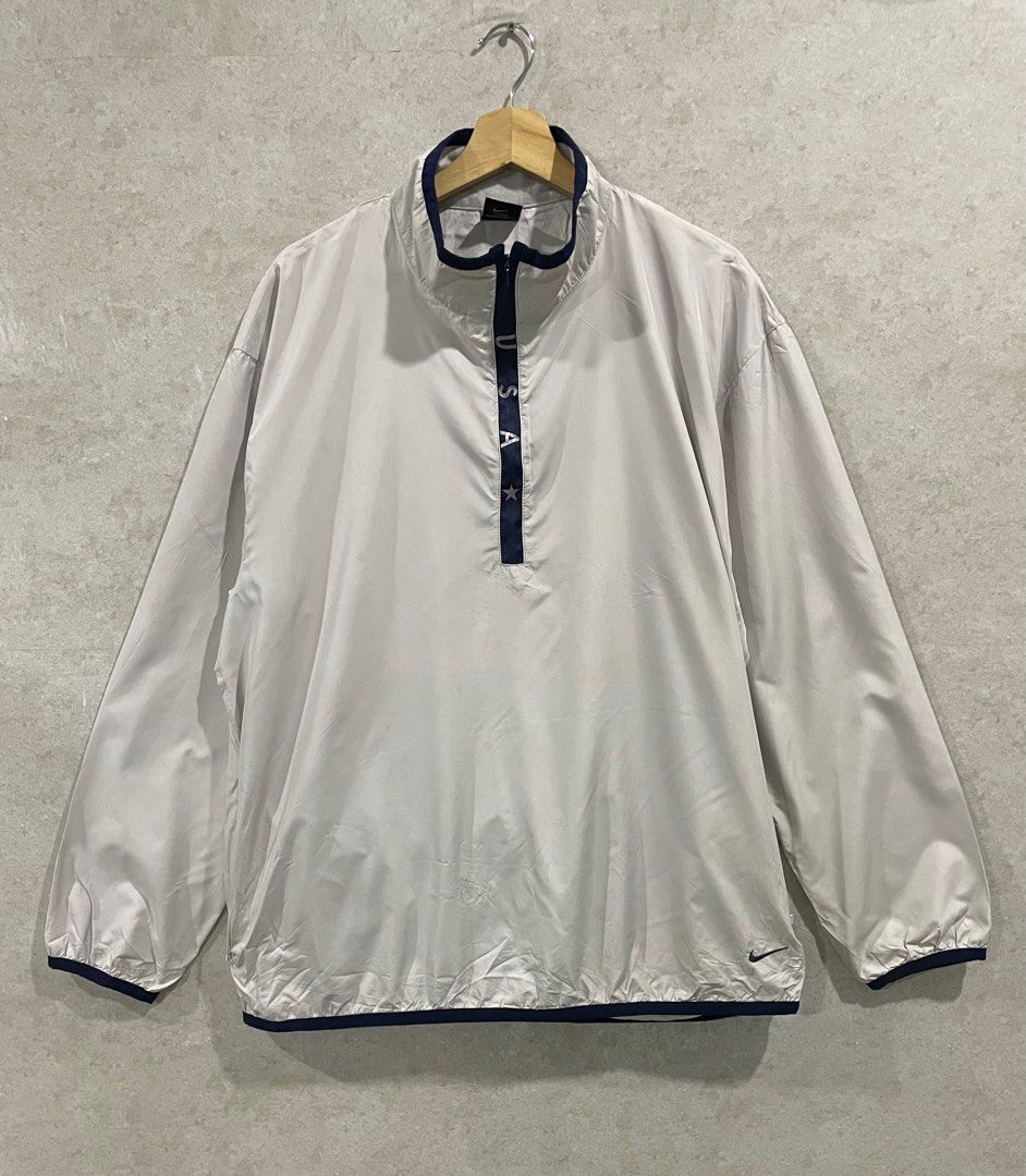 Nike half zip pullover windbreaker hot sale