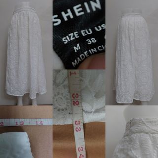 White Maxi Skirt (M on tag but fits 26-27)