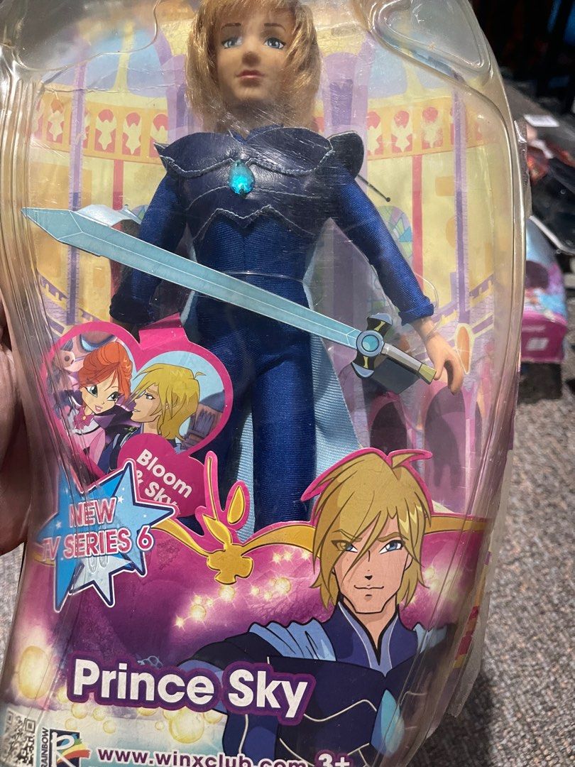 Winx Prince Sky (Category: Designer & Blind Box Toys) located in Marikina City. Submitted by joaquin222018 (Listing ID 1295626296, Image 3). Description: Box opened due to long storage. Doll never been played. Box with dents. See pics. Not for picky buyers.