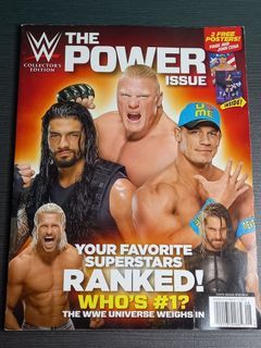WWE Collectors Edition The Power Issue with Free Poster Inside