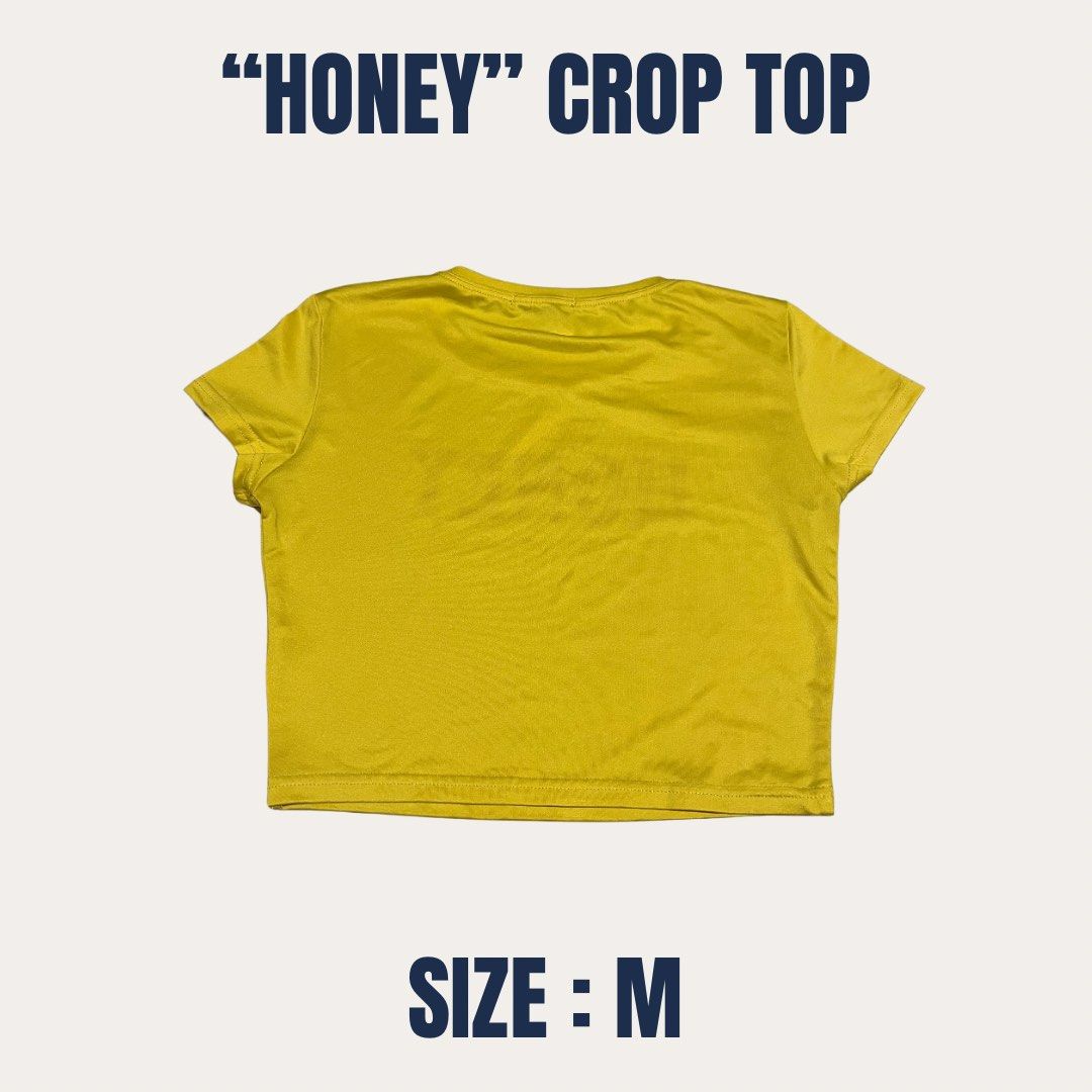 Yellow Honey Crop Top