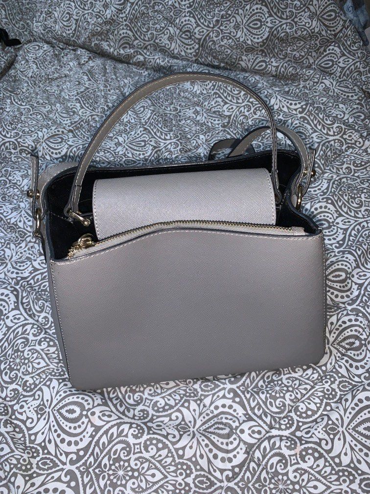 Zara sling (Category: Shoulder Bags) located in Quezon City. Submitted by carousel1675 (Listing ID 1295627705, Image 2). Description: Can pass as new sling bag grey color Payment upon gcash or bpi payment I cam ship via LBC or you can book your courier! .