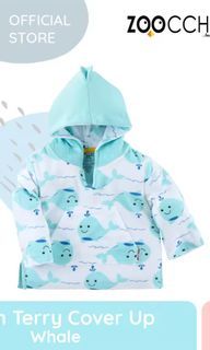 Zoocchini Swim Terry Cover up (Whale)