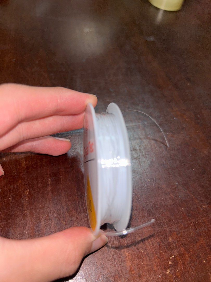 0.7mm clear elastic string for bracelet making, Hobbies & Toys