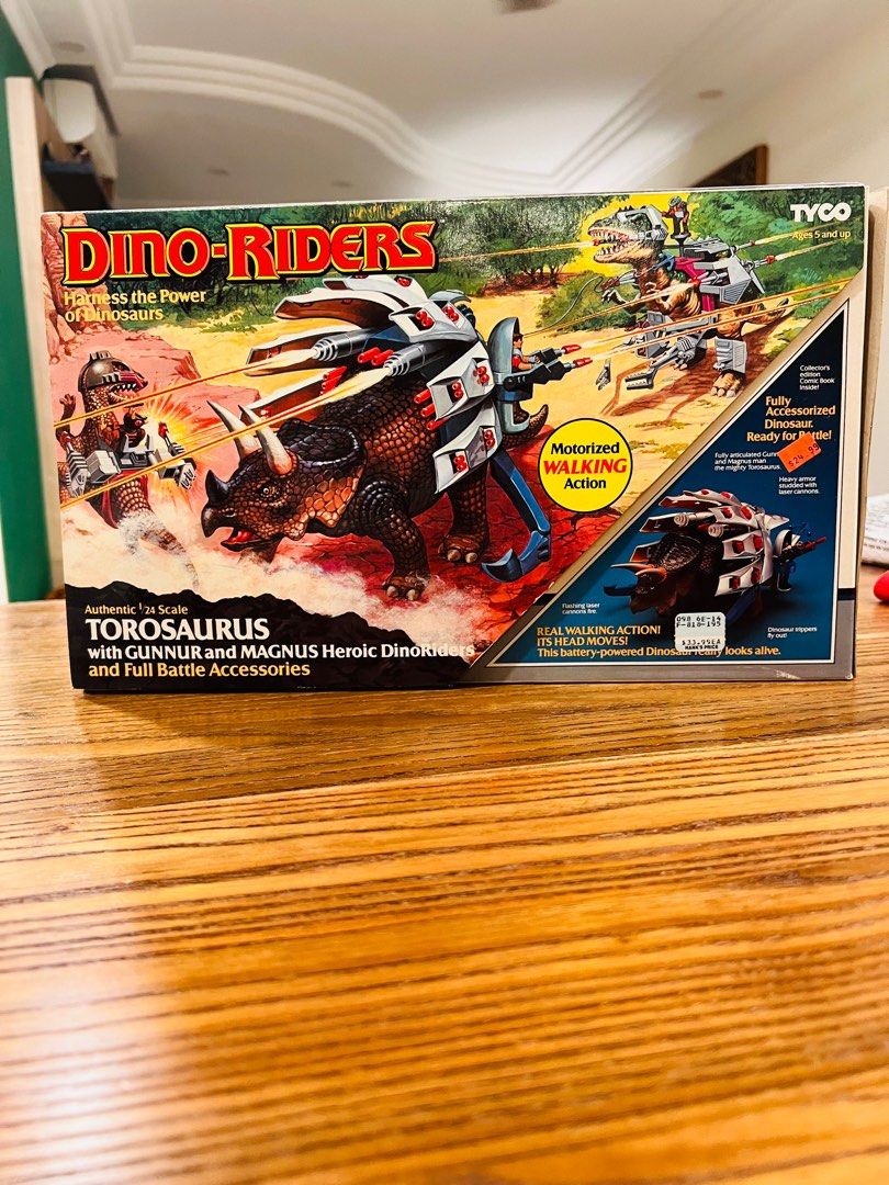 1988 Torosaurus with Gunnur and Magnus Heroic Dino-Riders, Hobbies