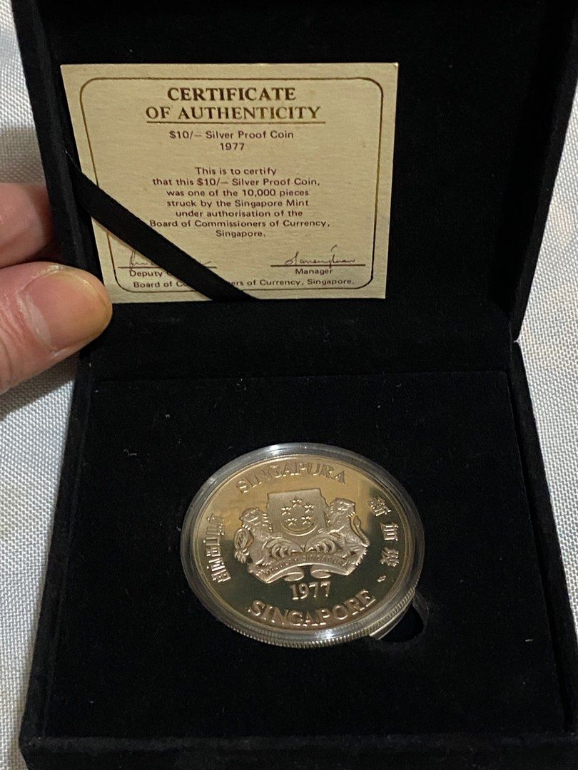 個新加坡老銀幣，售價600, 興趣及遊戲, 收藏品及紀念品, 錢幣- Carousell