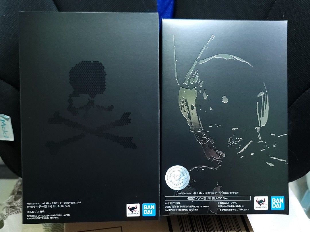 全新品] SHF 真骨彫Mastermind Japan Black 幪面超人1 號Kamen