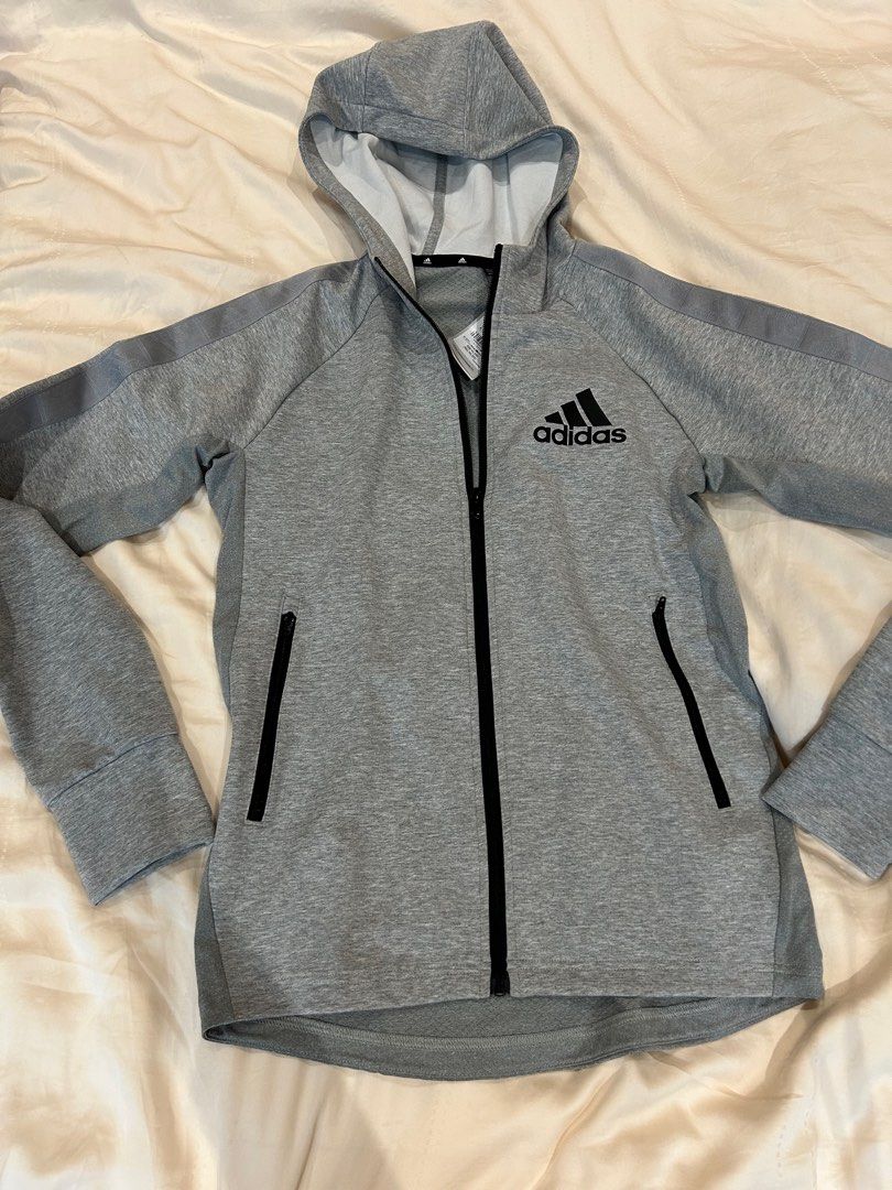 Adidas hoodie arm logo top