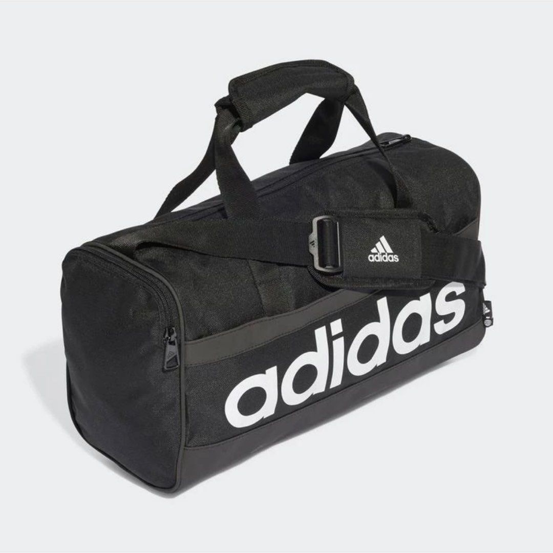 Adidas Logo Small Duffel Bag Women s Fashion Bags Wallets