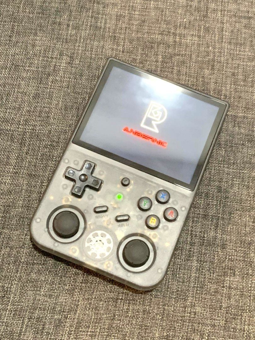 Anbernic RG353V (NEVER USED!) (Category: Other Gadgets) located in Manila. Submitted by declutterwithme__ (Listing ID 1290943590, Image 1). Description: Anbernic RG353V (Brand New) Black Transparent No Games Dual OS: Android 11 / Linux ROM: Android 32GB / Linux 16GB Complete with box, manual, etc. Price is negotiable NEVER USED!!.