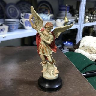 Antique Italian “Michael The Archangel” Slaying Demon 5”