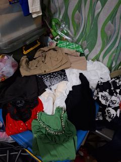 Assorted clothes take all
