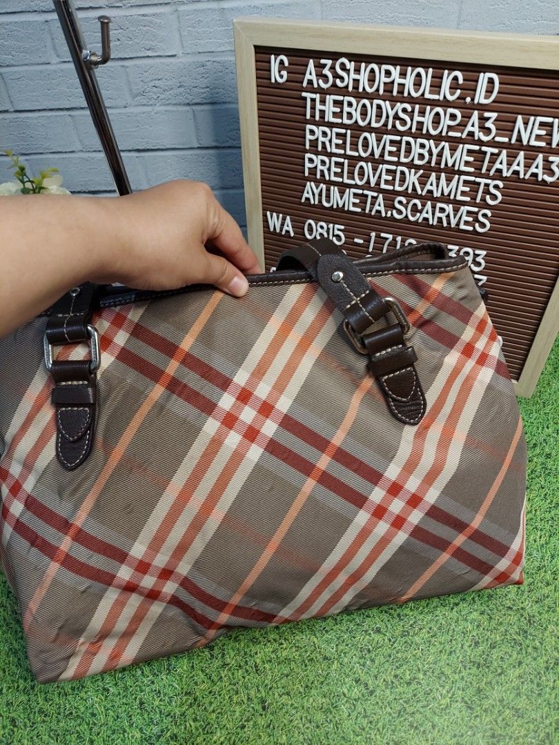 Authentic Burberry Burberry Bag Scarf Burberry Ivory Check Scarf