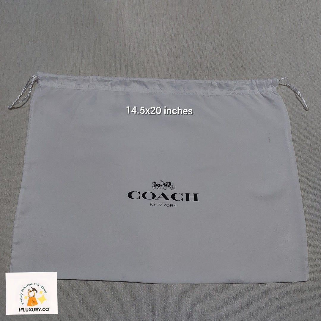 Coach dust bag hotsell authentic