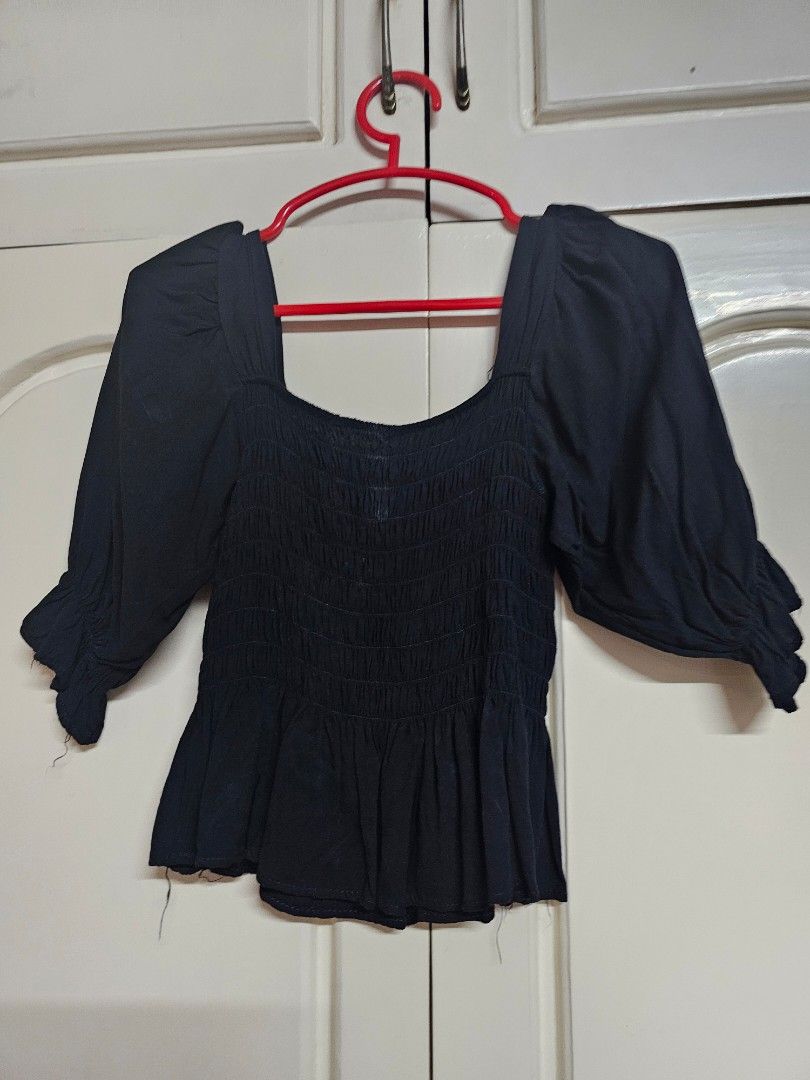 Bangkok Inspired Top Black (Category: Blouses) located in Quezon City. Submitted by Ley97 (Listing ID 1290931877, Image 2). Description: •preloved •what you see is what you get.
