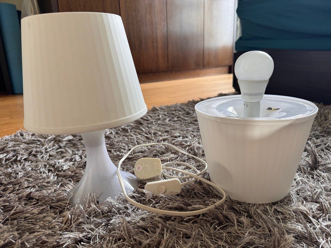 Bedside lamps (x2), Furniture & Home Living, Lighting & Fans, Lighting