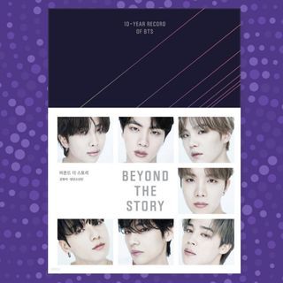 BEYOND THE STORY 10-YEAR RECORD OF BTS BOOK KOREAN VERSION WITH GLASS POB
