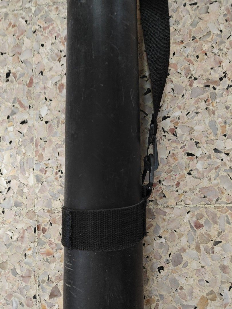 Black Extendable fishing rod case