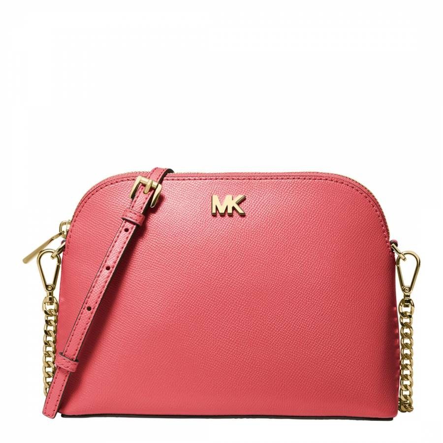 Large crossgrain leather dome crossbody bag shop