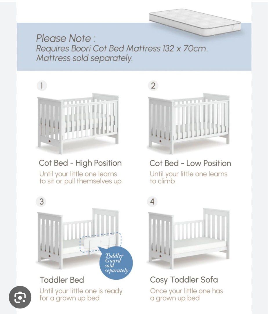 Boori pioneer shop cot
