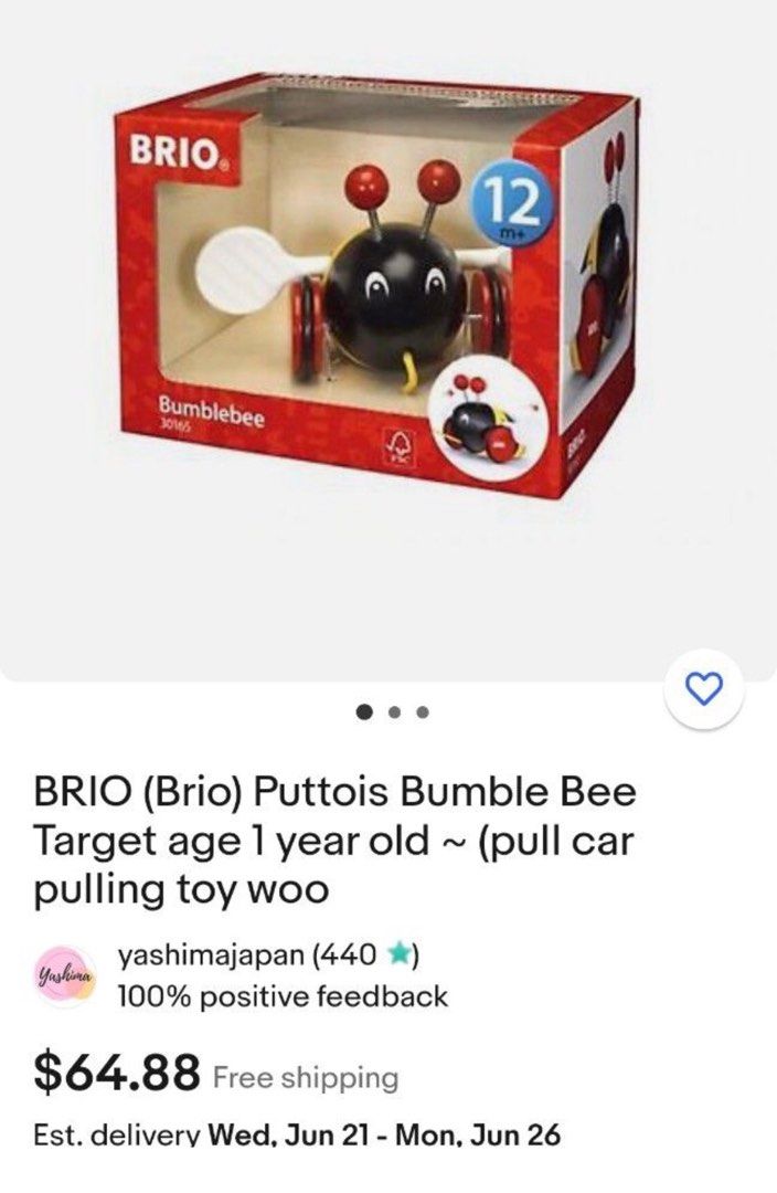 Brio bumblebee sale