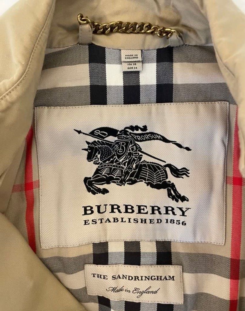Burberry sandringham trench coat mens 2025