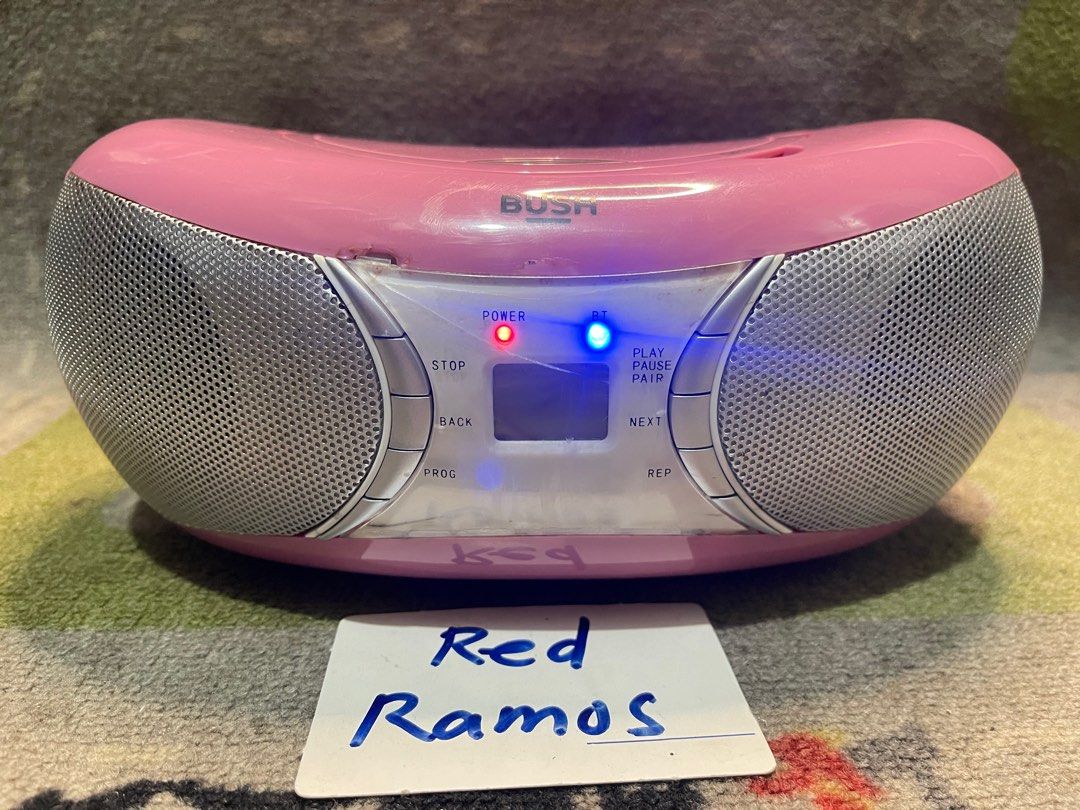 Bush bluetooth boombox pink 2025