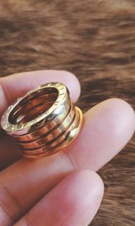 Bvlgari tri-color ring from japan