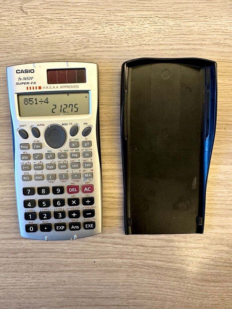 CASIO fx 3650P Super FX Calculator HKEAA Aproved