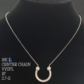 White Gold & 2Toned Charriol Locket Center Chain Necklace