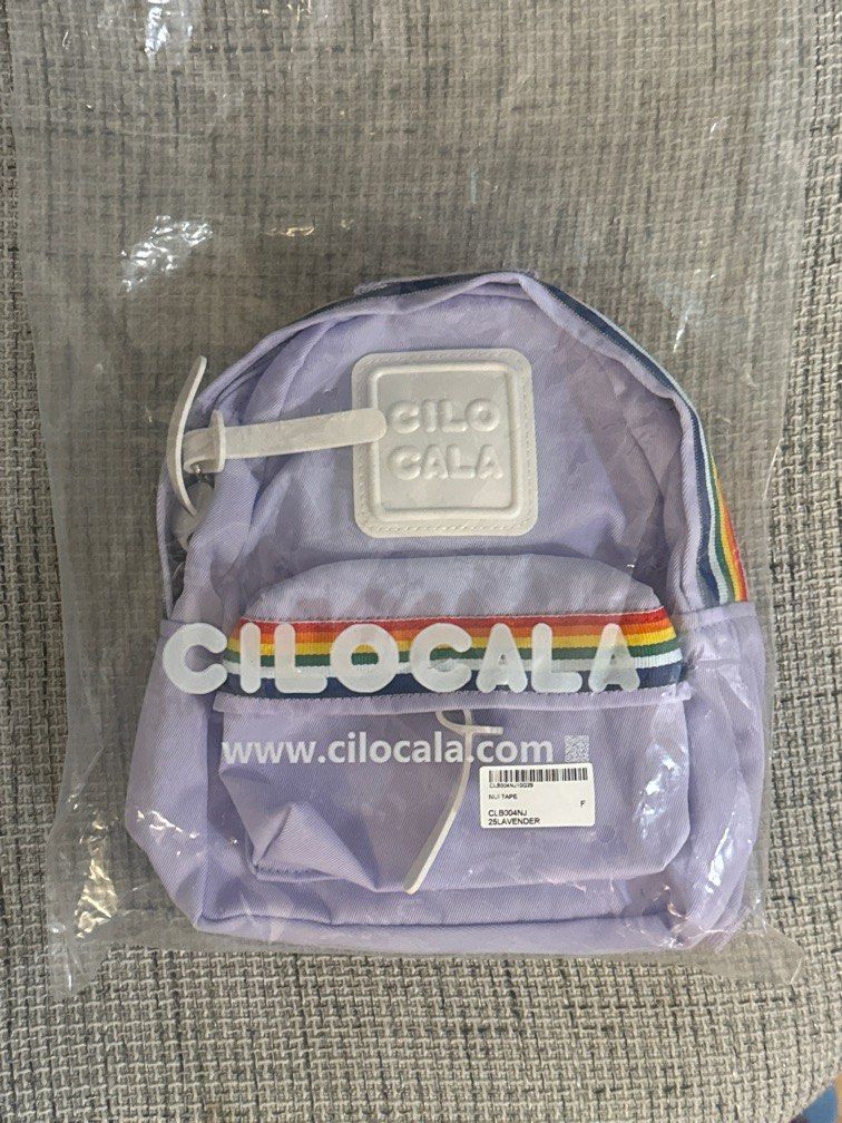 CILOCALA BACKPACK （分類：背囊）位於 Hong Kong。 由 ldj76 提交（商品編號 1290957738，圖片 2）。簡介： Brand new bagback - Never used Cilocala Lavender https://cilocala.com.hk/products/niji-tape-backpack-xs?variant=39931138572385。