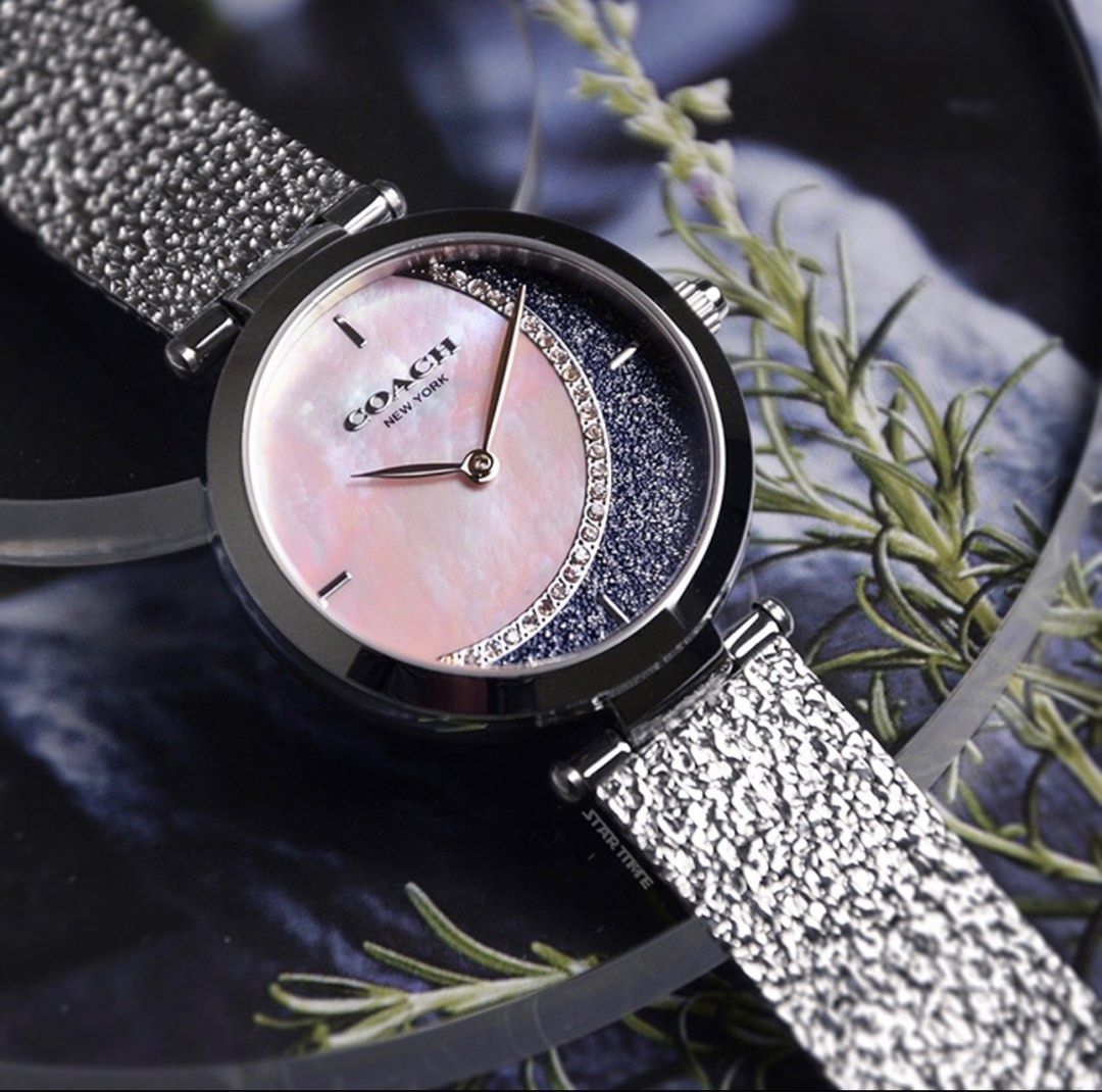Coach mother of pearl watch shop