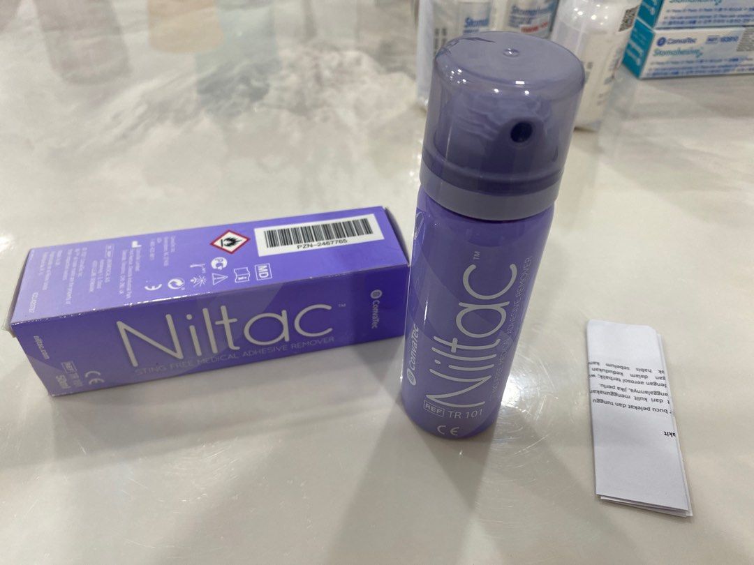 Convatec Niltac Sting Free Medical Adhesive Remover, Health & Nutrition ...
