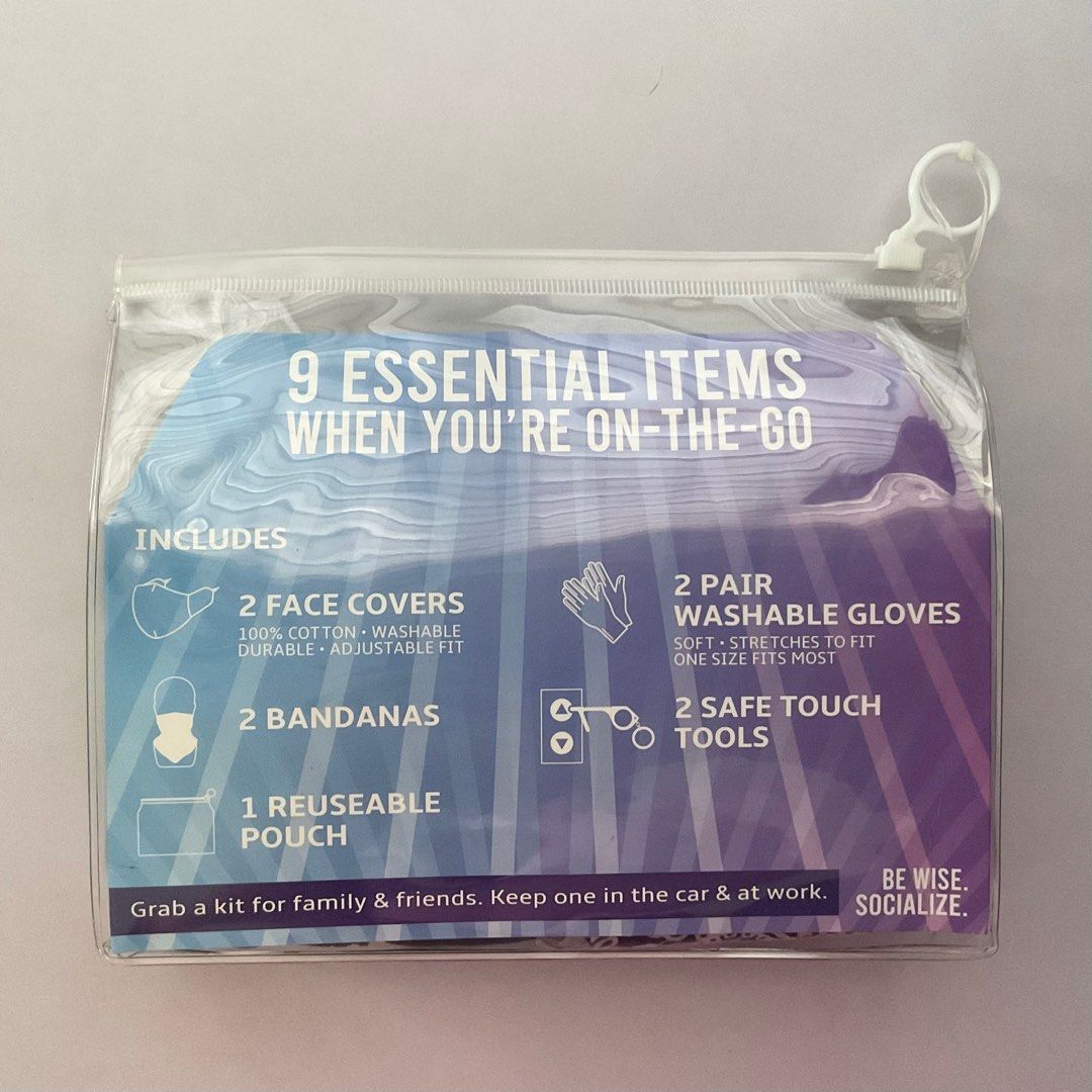 Covid Essential Items Hygiene Kit 9pcs. (Category: Face Masks & Face Shields) located in Rizal. Submitted by ohmanhay (Listing ID 1290928859, Image 1). Description: ❗️PLEASE READ BEFORE MESSAGING❗️ *original price: $20 *never opened *need funds *guaranteed 100% authentic *please refer to the photos above *all items are available unless stated otherwise MANAGE YOUR EXPECTATIONS *Actual item posted *Color may vary due to lighting *Buy at your own r
