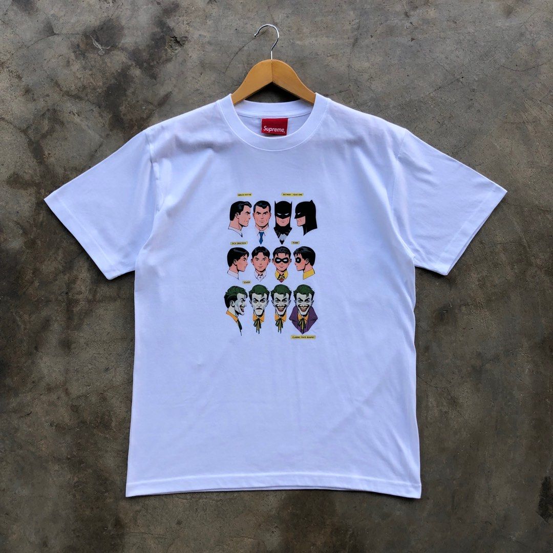 Custom supreme x dc conic brand big print tshirt