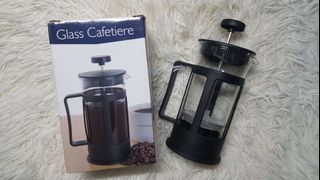 Decluttering Glass Cafetiere 300ml FRENCH PRESS COFFEE & TEA MAKER GLASS
