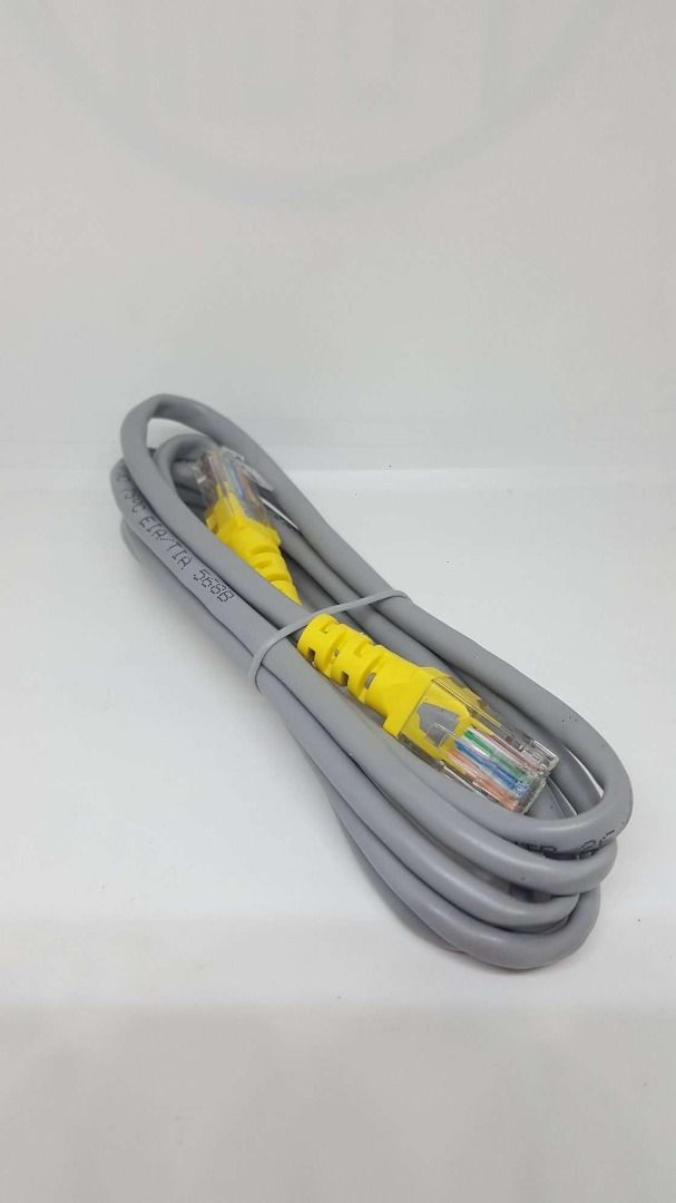 Decluttering LAN CABLE for modem router (Category: Cables & Adaptors) located in Quezon City. Submitted by thechimneyavenueshopph (Listing ID 1290878807, Image 1). Description: LAN CABLE for modem router Never used, this is the one that comes with the modem router when you purchase one. Decluttering lang po ng mga items including this one. Good for: for PC piso wifi laptop router comp shop.