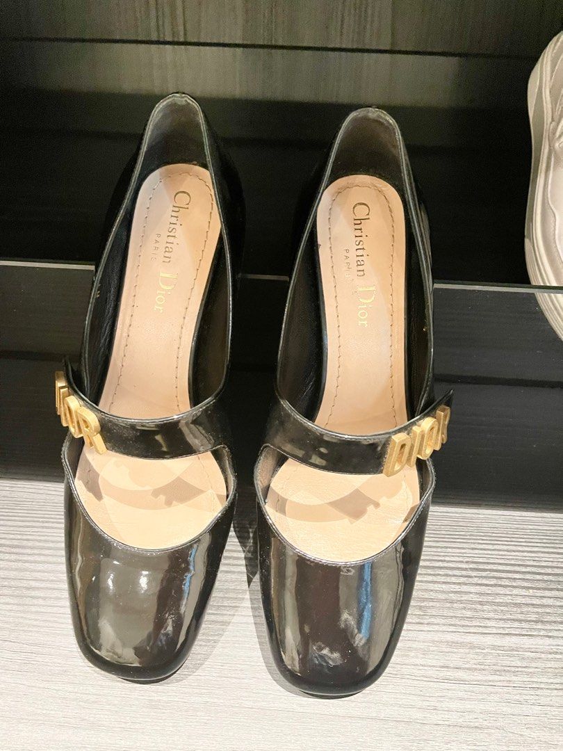 Dior Baby D patent leather ballet flats Luxury Sneakers Footwear on Carousell