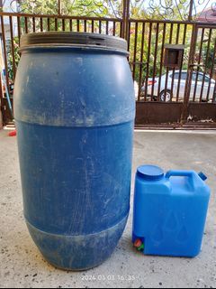 Drum and water container