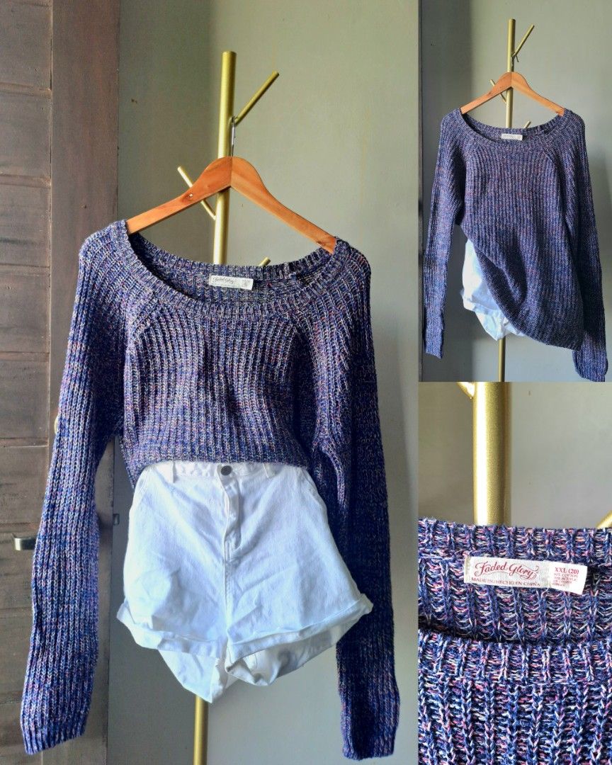 Faded glory long sweater top