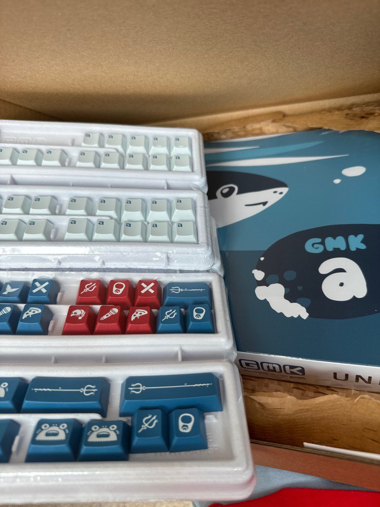 GMK a しあがる Alphas kit Gawr Gura Keycap