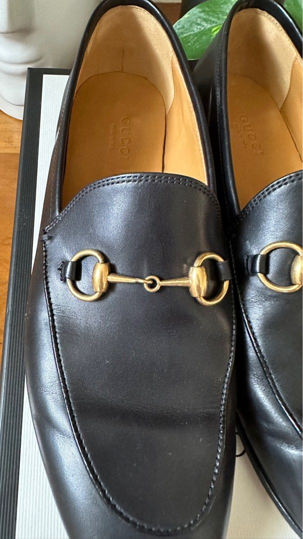 Gucci black loafers womens best sale
