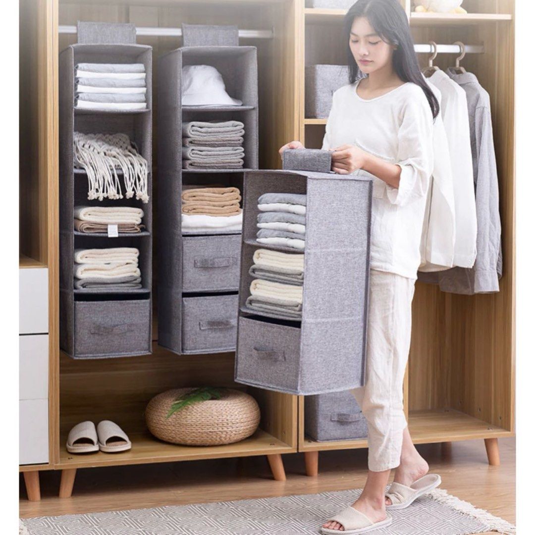 Hanging Wardrobe Organiser Closet Storage Bag Organizer Storage