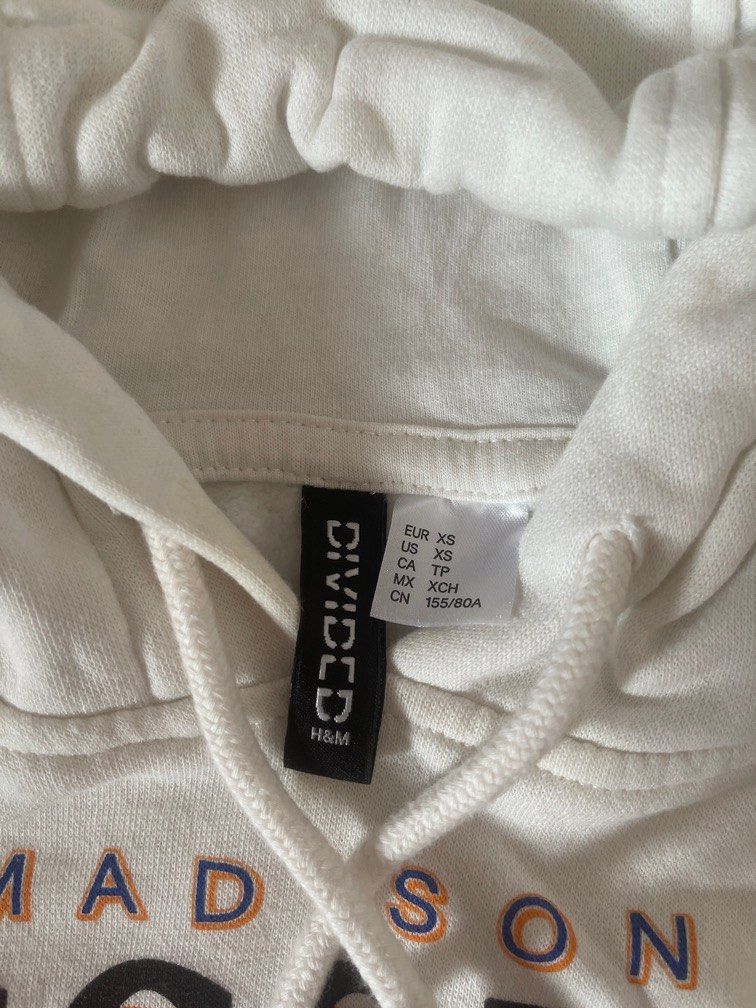 H&m witte hoodie on sale
