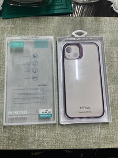 Iphone 15 Plus Purple Clear Case