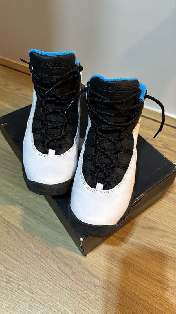 Jordan 10 Retro Powder Blue GS Size 6Y 310806 106 Carousell