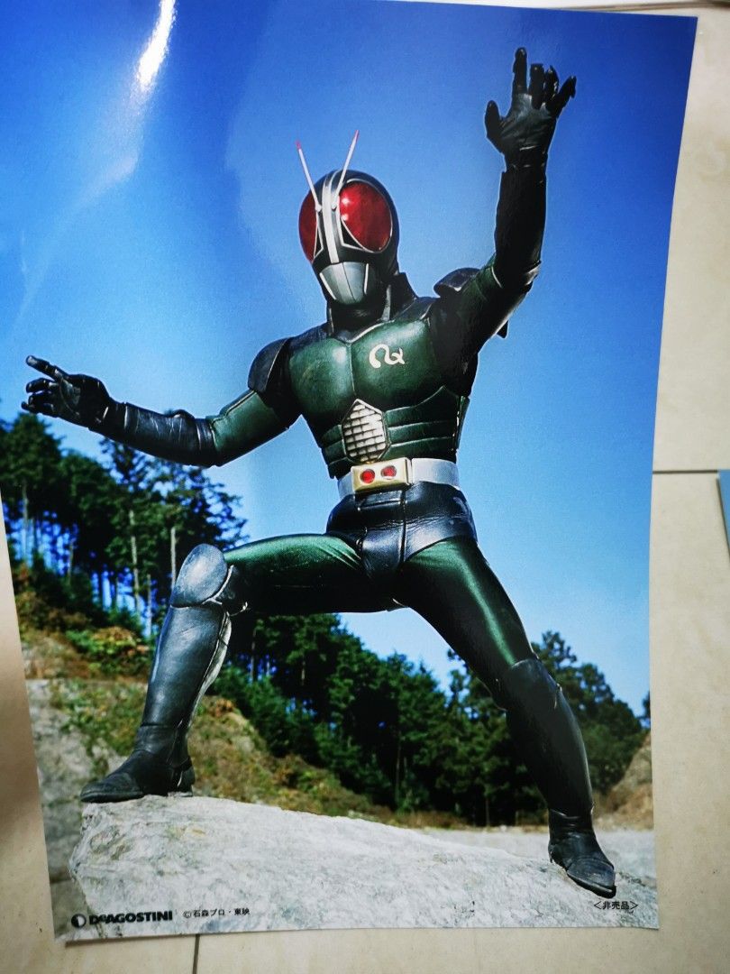 Kamen Rider Black Rx Action Poster 5 pcs, Hobbies & Toys, Collectibles ...